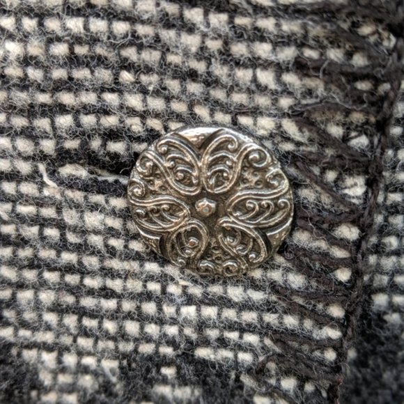 VINTAGE - Wool Blend Oversized Shaket - Picture 9 of 11